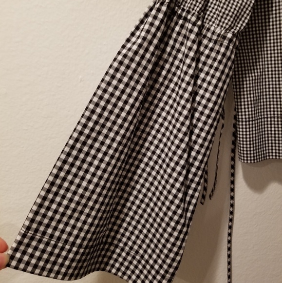 NWT Derek Lam gingham crop top blouse size 6 - Picture 2 of 7